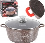 Brown Granite Кастрюля коричневая 5,5л d24 h11см (6) 
