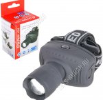 Фонарь налобн 1LED 1Вт,дневн.6500К,3режима (10)