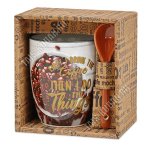 Кружка п/у +ложка 340мл 