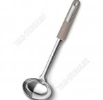 Legend Половник (нерж+пластик) L30 d9см,бежевый (12) 