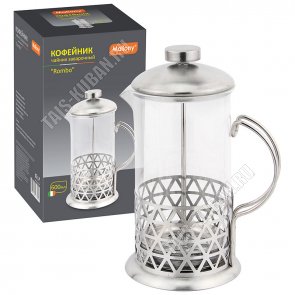 Френч-пресс (стекло+нерж) 
