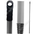 Черенок д/щетки 110см,антрацит, Homver (25)