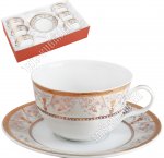 Чай-12пр кост.фарфор 280мл 