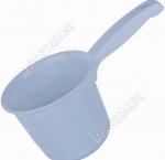 Ковш 1л голубо-серый (d13 h11 Lруч.11см) (48) 