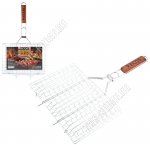 Решетка плоск 30х21см, дерев.ручка (12)