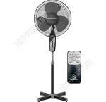 Вентилятор напольный EUROSTEK 45Вт, пульт управления, черный  в упаков.4шт,d43см (цена за 1шт) (4) 