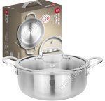 Кастрюля 4,9л d24см,ф цилиндр (6)