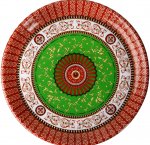 Поднос декор, круг.(d35см) 