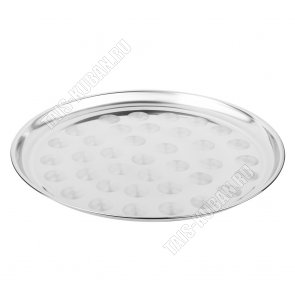 Поднос круглый d35см,нержавеющая сталь (2)
