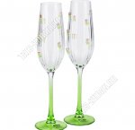 Green Бокал набор 2шт для шампанского 250мл, п/у