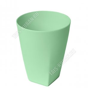 Стакан 400мл, d11см (конус), зеленый (36)