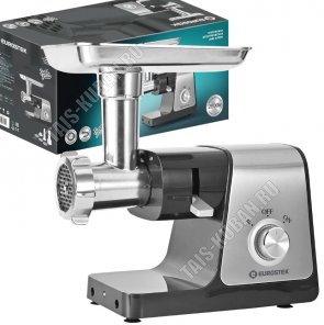 Мясорубка 2800Вт реверс,сталь/черный (2) 