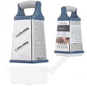 Riviera Терка 4-х гранная h20см+контейнер с крышкой (12) 