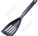 Cuoco Лопатка с прорез, углублен (нейлон) L28х8см,черный 