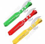 Открывалка+штопор винтов. L12см,металл+пласт.ручк,микс 