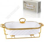 Мармит (керамика) 1,8л прямоугольный (32х19 h9см) 