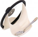 Подставка п/крышки и ложки, 2-х сторон, сливочн (15х16 h18см) (52) 