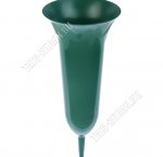 Ваза с колышком 2,0л d11,5 h30см, черный (12/72)