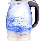 Чайник стекло 1,8л 2200Вт ,бежевый (8) 