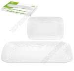 Птички на ветке Блюдо прямоугольное 31х20см