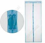 Москитная штора на 13 магнит (90х220см) голубой(60)