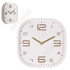 Часы (пластик/стекло) квадрат (25х25см) 