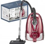 Пылесос 2800Вт мощность всасывания 500Вт, пылесборник 3,5л (мешок) ,бордо (1)