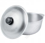 Казан конический 4,0л d24 h12см с крышкой (10)