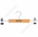 Вешалка (дерево) св.дерево L30см, прорезинен.клипсы (20) 