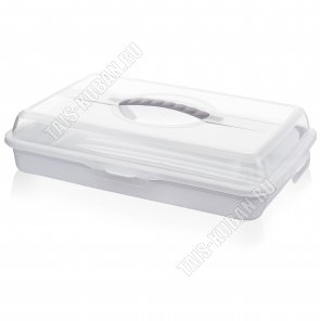 Блюдо-контейнер д/выпечки,прям (43х30 h10,5см) (12) 