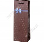 Пакет бумажный п/бутылку (h36х13см, дно8см) 