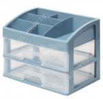Органайзер д/мелочей 2 ящика, +6 секций (26х18 h20см) (4)