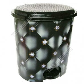 Ведро д/мусора с педал. 12л овал, 