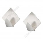 Крючок самоклеющийся 4,5х5см. В наборе 2шт 