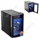 Винный шкаф (холодильник) для 8 бутылок по 750мл, 65Вт, 21л, черный (1) 