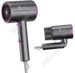 Фен 2000Вт 3 температурных режима, графит/розовый (12) 