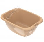 Таз овал 28л коричневый (d56 h22см) (15) 