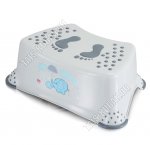 Подставка на ножках св.серый (30х20 h13см) прорезин вставки, Эльф (12) 