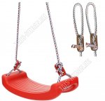 Качели десткие подвесные, пластиковые (43х17 h10см) до 100кг (1)