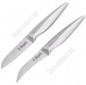 Master Набор цельнометаллических ножей 2шт (нож для чистки овощей L9см,нож универсальный L9см) (24) 