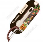 SoYummy Овощечистка продольная (нержавеющая сталь+пластик) L20х2,5см (12) 