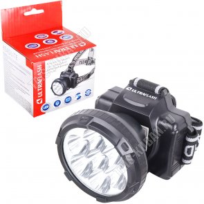 Фонарь налобн  7LED 0,56Вт,дневн.6600К,2реж,освещен. 30Лм до 20м,бат.3xR03 (не в комп-те) пластик,черн  LED5362 (5) 