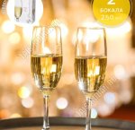 CLASSIQUE Бокал для шампанского набор 2шт 250мл, п/у