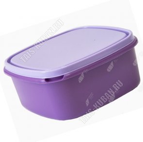 Контейнер фиолетовый/сиреневый, квадр 0,85л (14х14 h6,3см) (93) 
