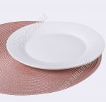 Белье Тарелка плоская d23см с полями б/уп (40) 