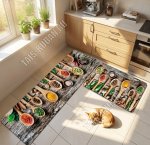 Коврики Н-р 2шт (40х120+40x60см) 