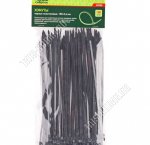 Хомуты плас. черные 180х3,6мм (100шт/уп) 