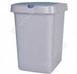 Ведро для мусора 25л голубой (29х33 h42см) (4) 