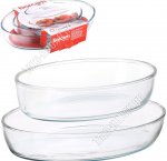 Н-р форм д/запекания 2пр. 3,0/1,5л (35х24см+26х18см) (ф.овал) (4) 