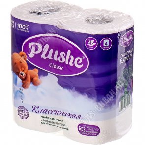 Туалетная бумага 2-х сл.,4шт по 18м 